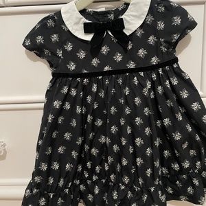 Janie AND Jack toddler black and white dress
